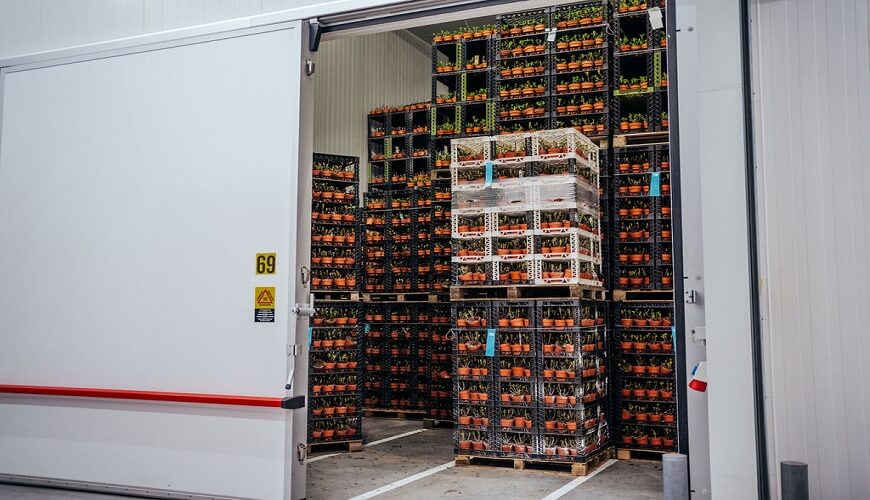 Gekoelde opslag voor producten